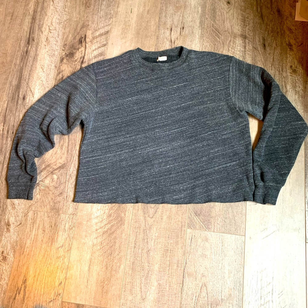 Brandy Melville knit crewneck sweater grey size S/M John galt